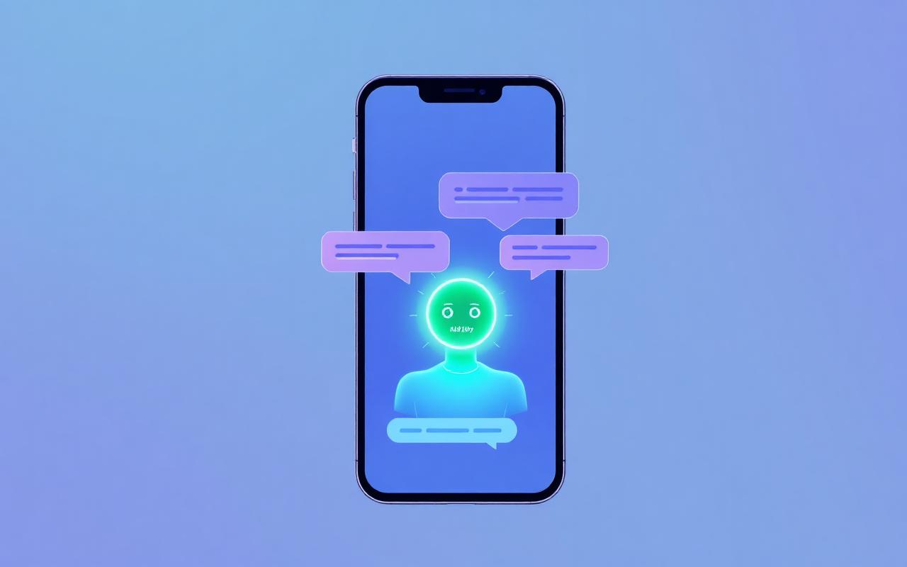 AI chatbot development services — WhatsApp and web chat assistant on mobile